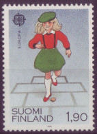 Europe - Finlande - 1989 - N°1042 - Fillette Jouant à La Marelle - 7950 - Unused Stamps