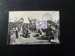 Carte Maximum Card Montagne Wetterhorn Mountain Suisse Switzerland 1949 - Cartes-Maximum (CM)