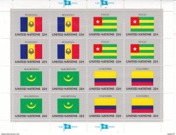 United Nations Flag Of The Nations MNH** Romania; Togo; Mauritanai; Colombia - Briefmarken