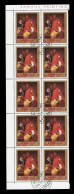 UAE Ajman 1968 Paintings By Diego Rodriguez De Silva Y Velazquez Block Of 10 Stamps CTO + FREE GIFT - Ajman