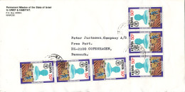 Kenya Cover Sent To Denmark Topic Stamps (Permanent Mission Of The State Of Israel To UNEP & HABITAT Nairobi) - Kenia (1963-...)