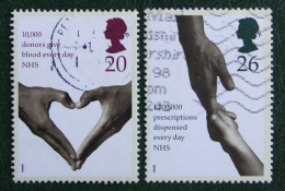 50 Years Of National Health Service (Mi 1754-1755) 1998 Used Gebruikt Oblitere ENGLAND GRANDE-BRETAGNE GB GREAT BRITAIN - Used Stamps