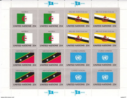 United Nations Flag Of The Nations MNH** Algeria; Brunei; Saint Kitts And Nevis; United Nations - Briefmarken