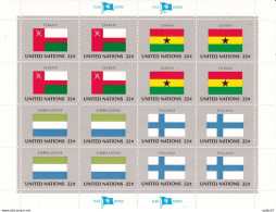 United Nations Flag Of The Nations MNH** Oman; Ghana; Sierra Leone; Finland - Briefmarken