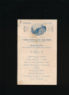 21 Juillet 1929 - Banquet Chateau-Thierry  4° Congrès Des Victimes De La Guerre Et Anciens Combattants Aisne - Menus