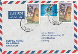 Zambia Air Mail Cover Sent To Germany 11-9-1996 Topic Stamps - Zambia (1965-...)