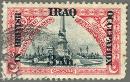 IRAK IRAQ 1924  Yt: IQ 31 British Occupation, Martyrs Of Liberty Monument, Istanbul Ottoman Empire - Used-Hinged - Iraq