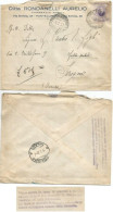 Busta Commercio Pontecurone 5feb1938 X Seregno Marconi C50 + Timbro Violetto "Merce Esente Da Tassa ..." - Revenue Stamps