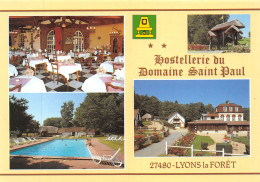 P-24-T. H. : 5853 : LYONS-LA-FORET. HOTEL-RESTAURANT DU DOMAINE SAINT-PAUL. LOGIS DE FRANCE - Lyons-la-Forêt