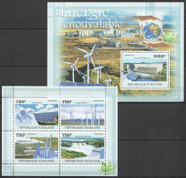 Tg1089 2011 Togo Science & Technology Renewable Energy Bl+Kb Mnh - Other & Unclassified