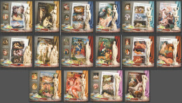 St805-8,811-14 2016 Guinea-Bissau Erotic Nude Art Rubens Durer Renoir 8+8 Mnh - Altri & Non Classificati