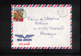 Ivory Coast / Cote D'Ivoire 1996 Olympic Games Atlanta Interesting Airmail Letter - Côte D'Ivoire (1960-...)