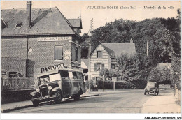 CAR-AAGP7-76-0631 - VEULES-LES-ROSES - L'entrée De La Ville - Autobus - Veules Les Roses