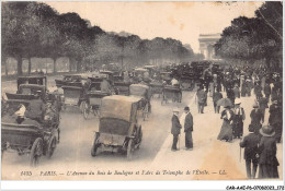 CAR-AAEP6-75-0591 - PARIS XVI - L'avenue Du Bois De Boulogne, L'arc De Triomphe - Carte Pliee, Vendue En L'etat - Paris Bei Nacht