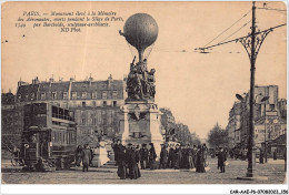 CAR-AAEP6-75-0583 - PARIS - Monument Elevé A La Memoire Des Aeronautes - Paris By Night