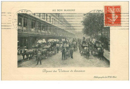 75.PARIS.7eme ARR.n°28876.AU BON MARCHE.DEPART DES VOITURES DE LIVRAISON - Arrondissement: 07