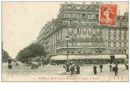 75.PARIS.6eme Arr.n°239.BOULEVARD DU MONTPARNASSE ET PLACE DE RENNES - Distrito: 06