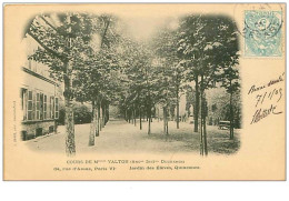 75.PARIS.6eme ARR.n°200.COURS DE Melles VALTON.ANCIENNE INSTITUTION DUCHEMIN.JARDIN DES ELEVES,QUINCONCE - Distrito: 06