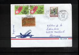 Ivory Coast / Cote D'Ivoire 1996 Interesting Airmail Letter - Côte D'Ivoire (1960-...)