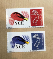 NOUVELLE CALEDONIE (New Caledonia) -  Paire De Timbres Personnalisés - Poisson Chirurgien Surgeon Fish Doly - 2022 - Nuevos