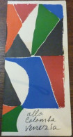 Italie, Menu, Trattoria Colomba, Venezia, 1962, Illustration: Sonia Delaunay, 348 X 164mm - Menus