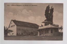CPA - 01 - Divonne-les-Bains - La Ferme Et Le Belvédère - Circulée En 1920 - Divonne Les Bains