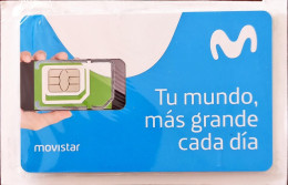 Spain Movistar Gsm Original Cover Chip Sim Card - Sammlungen