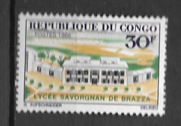 1966 - N°196 **MNH - Lycée Savorgnan De Brazza - Ongebruikt