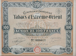 Compagnie Française Des Tabacs D'extrême-Orient - Paris - 1927 - Industry