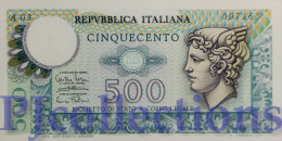 ITALIA - ITALY 500 LIRE 1974 PICK 94 UNC PREFIX "A03" RARE - 500 Lire