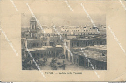 Cn254 Cartolina Ex Colonie Libia Tripoli Veduta Dalle Terrazze 1911 - Otros & Sin Clasificación