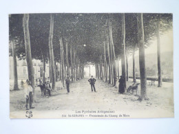 TI - 515  St-GIRONS  (Ariège)  :  Les Pyrénées Ariégoises  Promenade Du Champ De Mars  1922 - Saint Girons