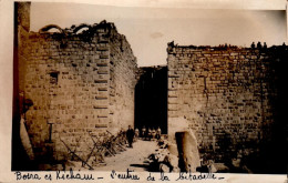 Carte Photo Vers 1910 Bosra Eski Cham : Entrée De La Citadelle - Siria