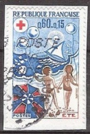 France - YT 1828 (1974) Au Profit De La Croix Rouge. Les Saisons. L'été. Oblitéré - Oblitérés