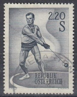 AUSTRIA 1242,used,falc Hinged - Atletismo