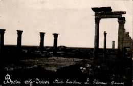 Carte Photo Vers 1910 Bosra Eski Cham :  Ruines Citadelle ? (photo L . Stironi Damas) - Syrien