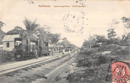 CPA SURINAME / SPOORWEGSTATION / KOFFIEDJOMPO - Surinam