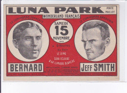 Luna Park Wonderland Français Bernard Et Jeff Smith, Boxe 1913 - Très Bon état - Boxe