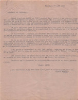 ECRIT DU 17 AOUT 1944 DE ABETZ AMBASSADEUR DU IIIe REICH A PARIS A PIERRE LAVAL TRANSFERT GOUVERNEMENT A BELFORT - 1939-45