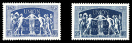 N°852B, (N° Maury), Non émis, 25F Outremer, Très Bon Centrage, RARE Et SUP (certificat)  Qualité: ** - Unused Stamps