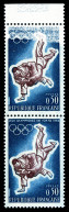 N°1428a, Judo: Impression Dépouillée En Haut Tenant à Normal, TB  Qualité: **   - Unused Stamps