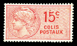 N°33b, 15c : Valeur En Rouge, Très Bon Centrage. SUP. R. (signé Calves/certificat)  Qualité: *  Cote - Neufs