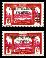 N°110a ** Et 110b, Les 2 Variétés SUP (certificat)  Qualité: *  Cote: 480 Euros - Unused Stamps