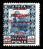 N°8a, 10f Sur 1f 25 Bleu-noir Et Outremer: Double Surcharge. SUPERBE. R.R. (signé Brun/certificat)   - Unused Stamps