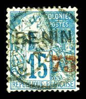 N°16, 75 Sur 15c Bleu, Bon Centrage, SUP. R. (certificat)  Qualité: Oblitéré  Cote: 1250 Euros - Usati