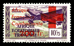 N°29, +200 Fr Sur 10f 75, TB  Qualité: *  Cote: 275 Euros - Unused Stamps