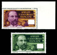 N°58b Et 60b: Les Deux Exemplaires Valeurs Omises. TTB. R. (certificat)  Qualité: **  Cote: 800 Euro - Unused Stamps