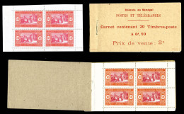 Carnets N°57-C1, 10c Marché Indigène, Carnet De 20 Timbres. TTB  Qualité: **   - Unused Stamps