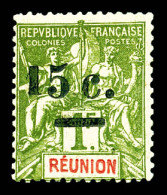 N°55A, 15c Sur 1f: '1' Plus Petit Que Le '5'. TTB  Qualité: **  Cote: 130 Euros - Unused Stamps