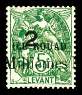 N°37Aa, (N° Maury), NON EMIS, 2m Sur 5c Vert Surchargé 'ILE ROUAD', Fraîcheur Postale. SUP. R. (cert - Nuovi